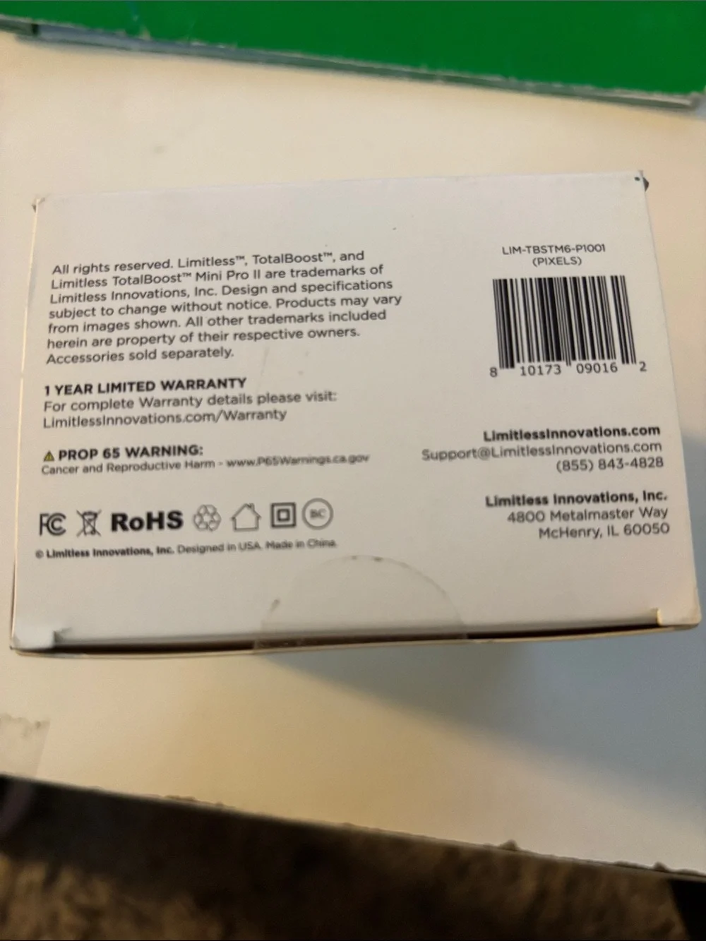 TotalBoost™ Mini Pro II 6,000mAh Portable Power Bank opened never used